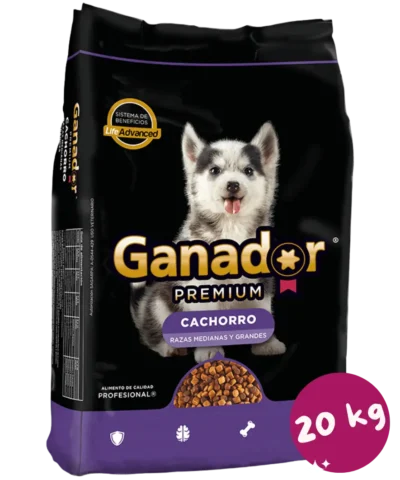 69 Ganador Premium Cachorros Razas Grandes 20 Kg