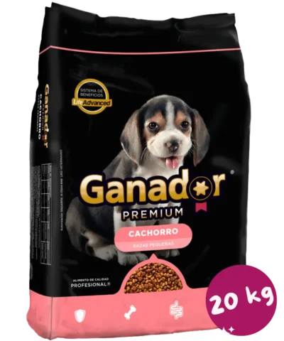 70 Ganador Premium Cachorros Razas Pequeñas 20 Kg