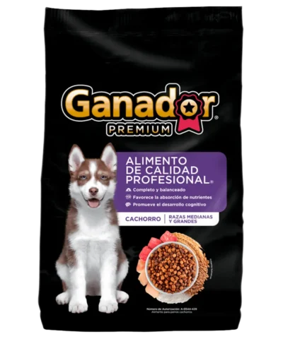 Ganador Premium Cachorros Razas Grandes 20 Kg